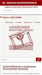 Mobile Screenshot of massivholzmoebelshop.de